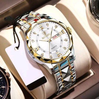 Binbod-2521 Original Watch – White Golgen
