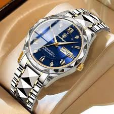 POEDAGAR 615 Luxury Watch For Men-Blue