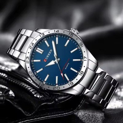 Curren Men's Quartz Watch, Casual Business Style Water Resistant Wrist Watch (Dial 4.3cm) - CUR227