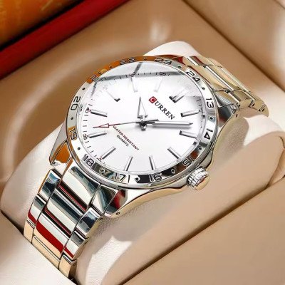 Curren Men's Quartz Watch, Casual Business Style Water Resistant Wrist Watch (Dial 4.3cm) - CUR227
