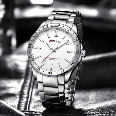 Curren Men's Quartz Watch, Casual Business Style Water Resistant Wrist Watch (Dial 4.3cm) - CUR227