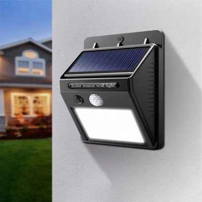 3 Piece Solar Charging LED Sensor Light